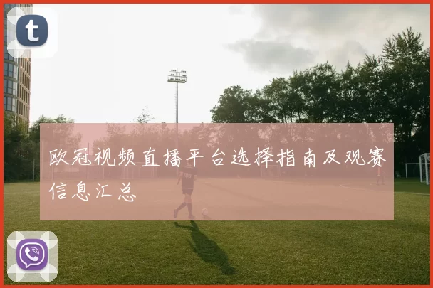 欧冠视频直播平台选择指南及观赛信息汇总