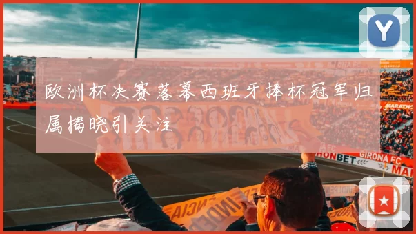 欧洲杯决赛落幕西班牙捧杯冠军归属揭晓引关注